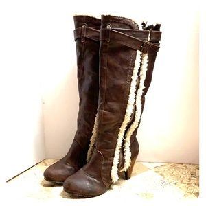 Not Rated tall boot with faux fur